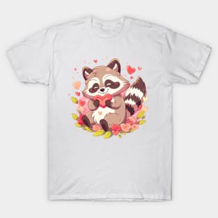 raccoon love T-Shirt